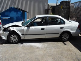 2000 HONDA CIVIC 4DR LX WHITE 1.6 AT A19001